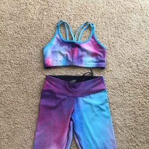 New medium Bend sports bra and medium leggings